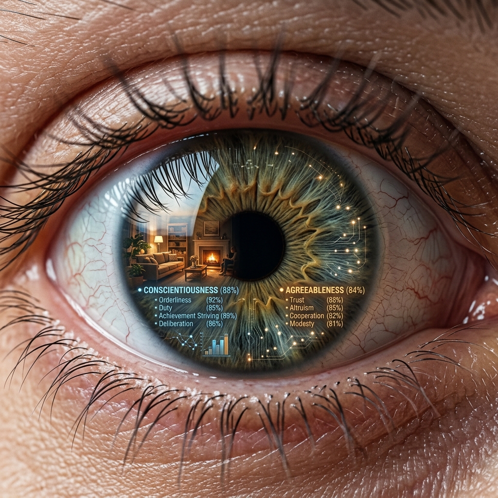 眼神、言语与房间：如何在现实中识别他人的 OCEAN 人格